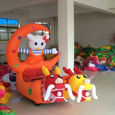 充氣電瓶車(chē) 氣模車(chē) 彩燈氣模玩具車(chē) 兒童廣場(chǎng)游樂(lè)車(chē)價(jià)格